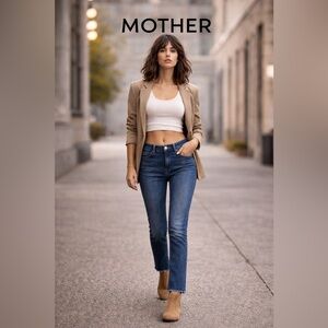 MOTHER Women's Blue Skinny Jeans